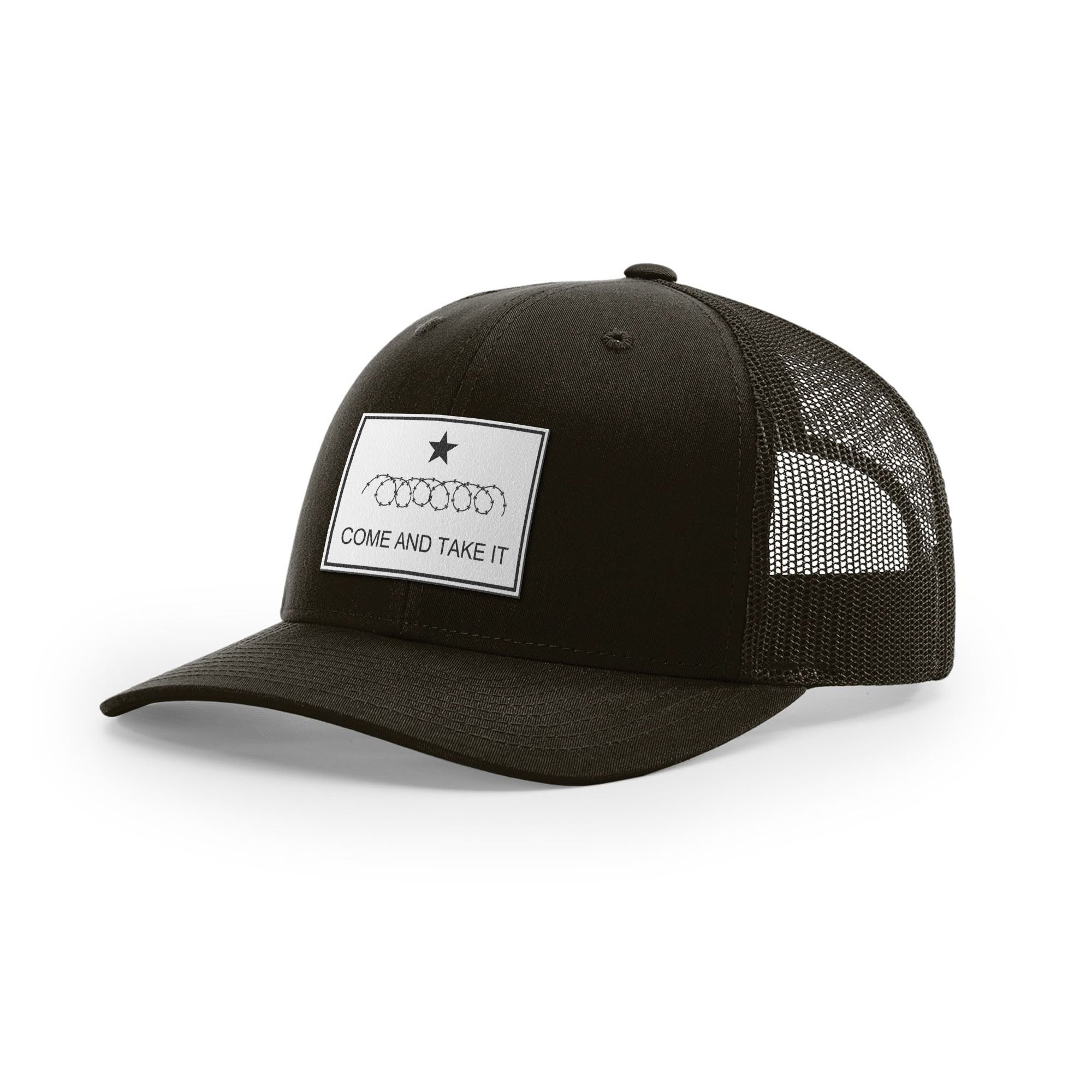 Come And Take It Razor Wire Trucker Hat - White | Ballistic Republic™