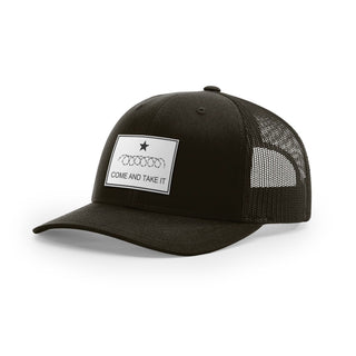 Come And Take It Razor Wire Trucker Hat - White | Ballistic Republic™