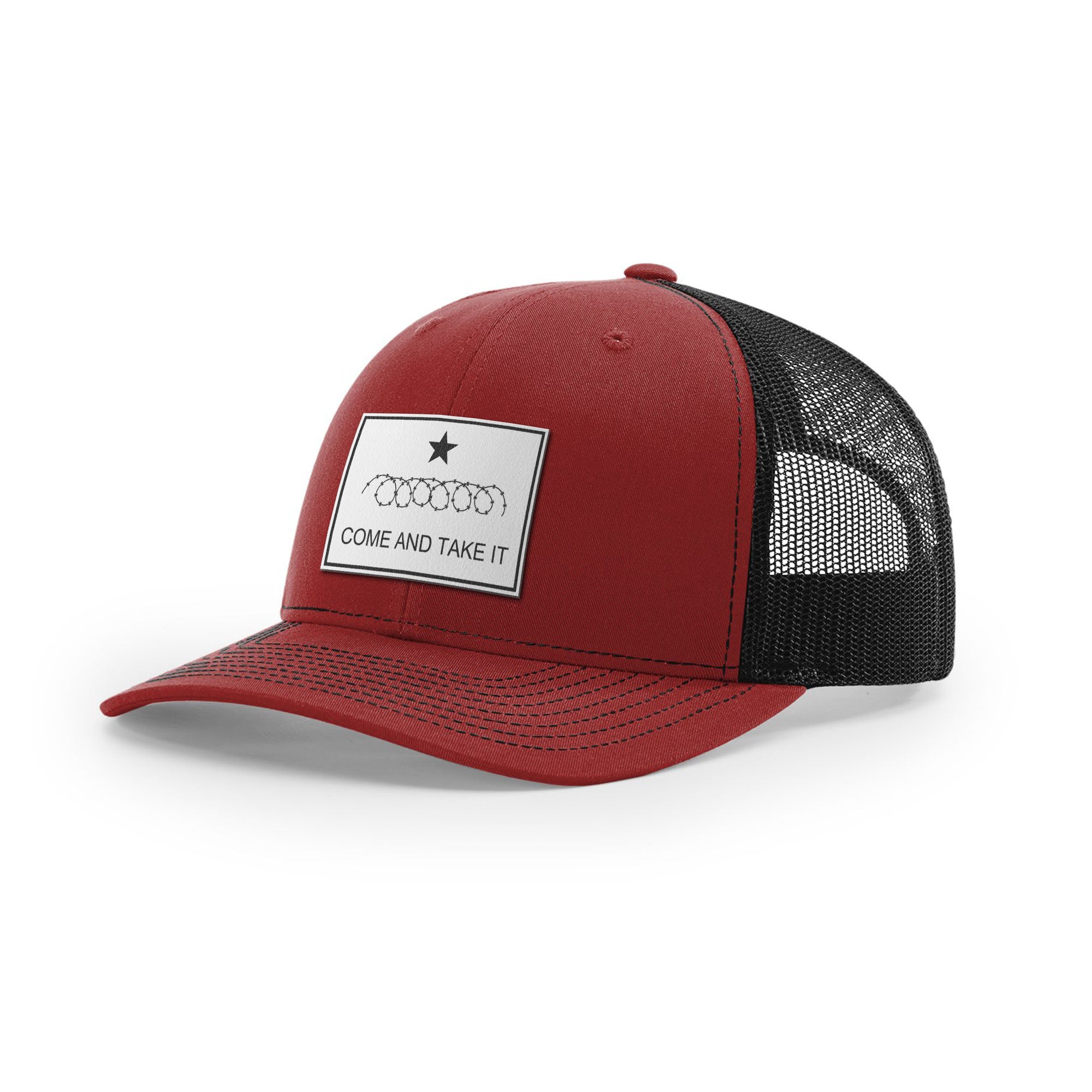 Come And Take It Razor Wire Trucker Hat - White | Ballistic Republic™