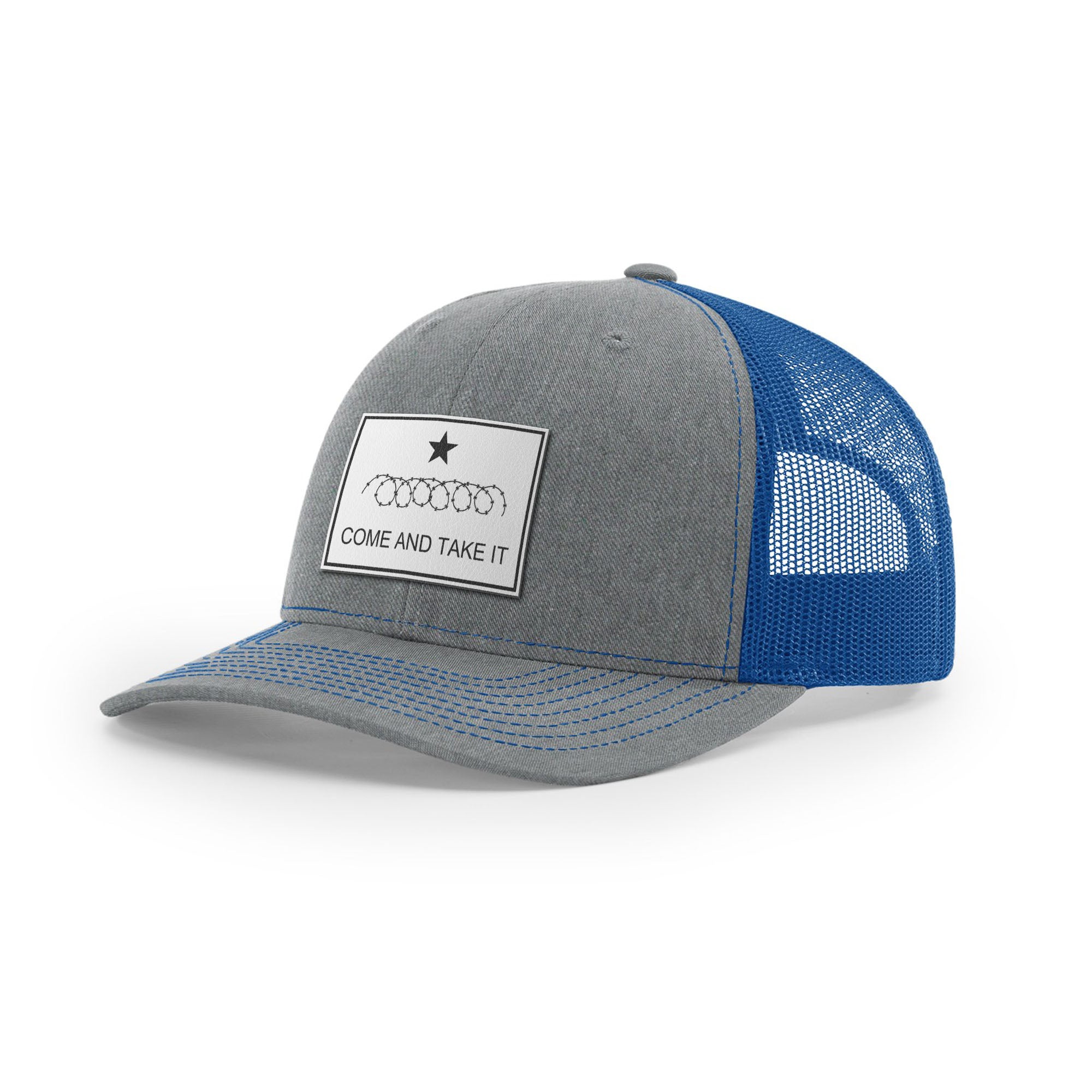 Come And Take It Razor Wire Trucker Hat - White | Ballistic Republic™