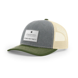 Come And Take It Razor Wire Trucker Hat - White | Ballistic Republic™