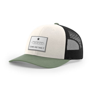 Come And Take It Razor Wire Trucker Hat - White | Ballistic Republic™