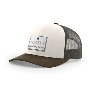 Come And Take It Razor Wire Trucker Hat - White | Ballistic Republic™