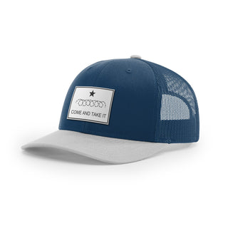 Come And Take It Razor Wire Trucker Hat - White | Ballistic Republic™