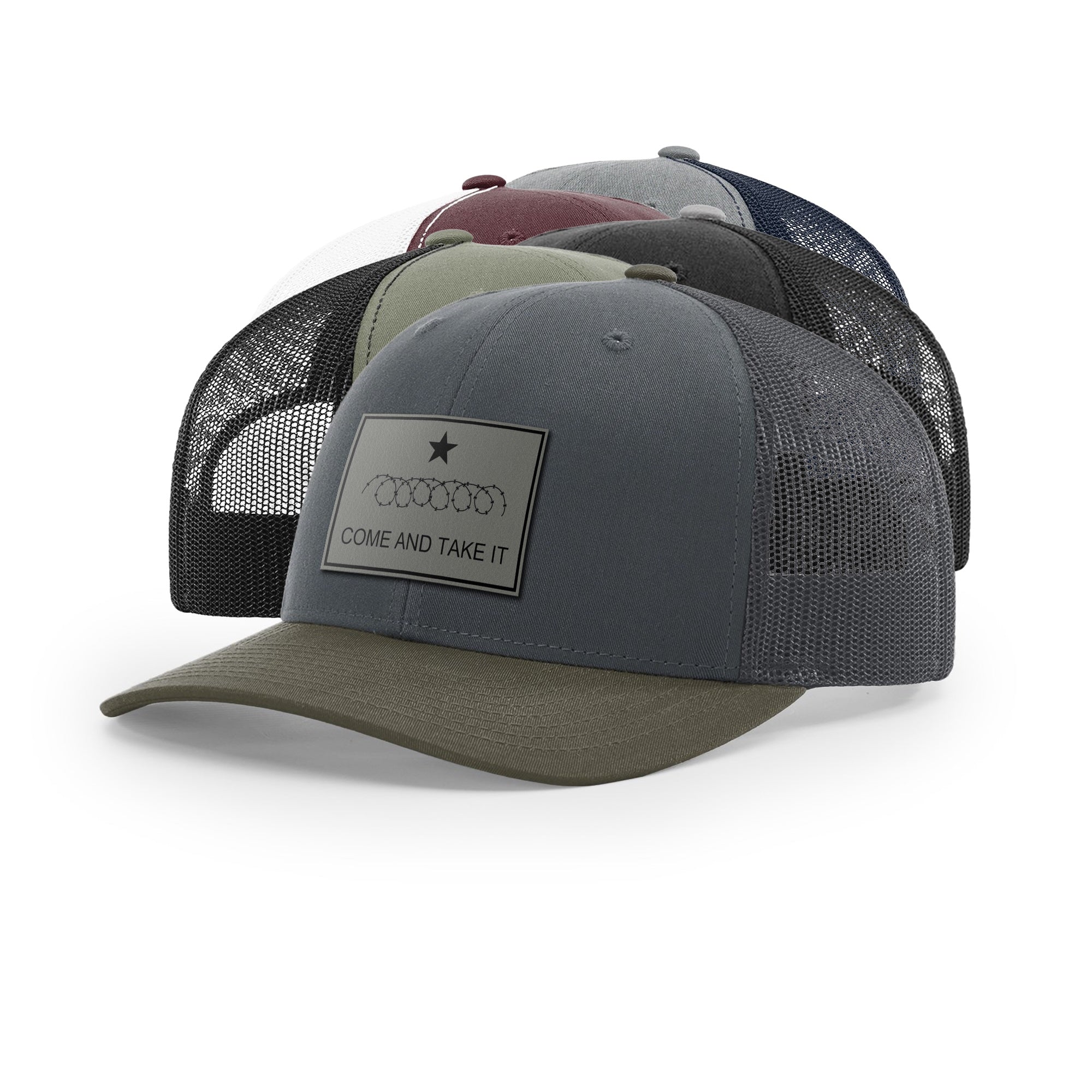 Come And Take It Razor Wire Trucker Hat - Charcoal | Ballistic Republic™