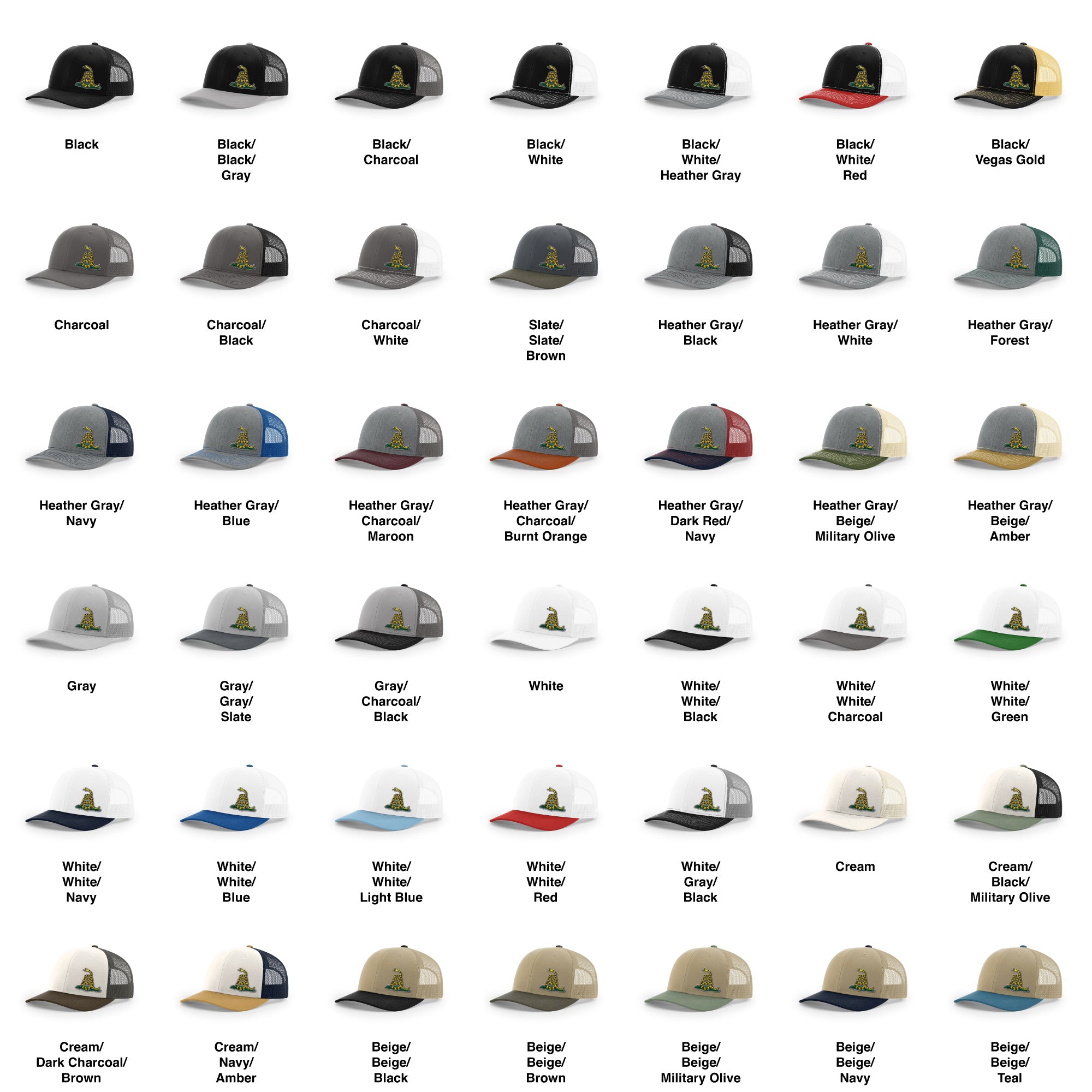 Don't Tread On Me Snake Trucker Hat | Ballistic Republic™