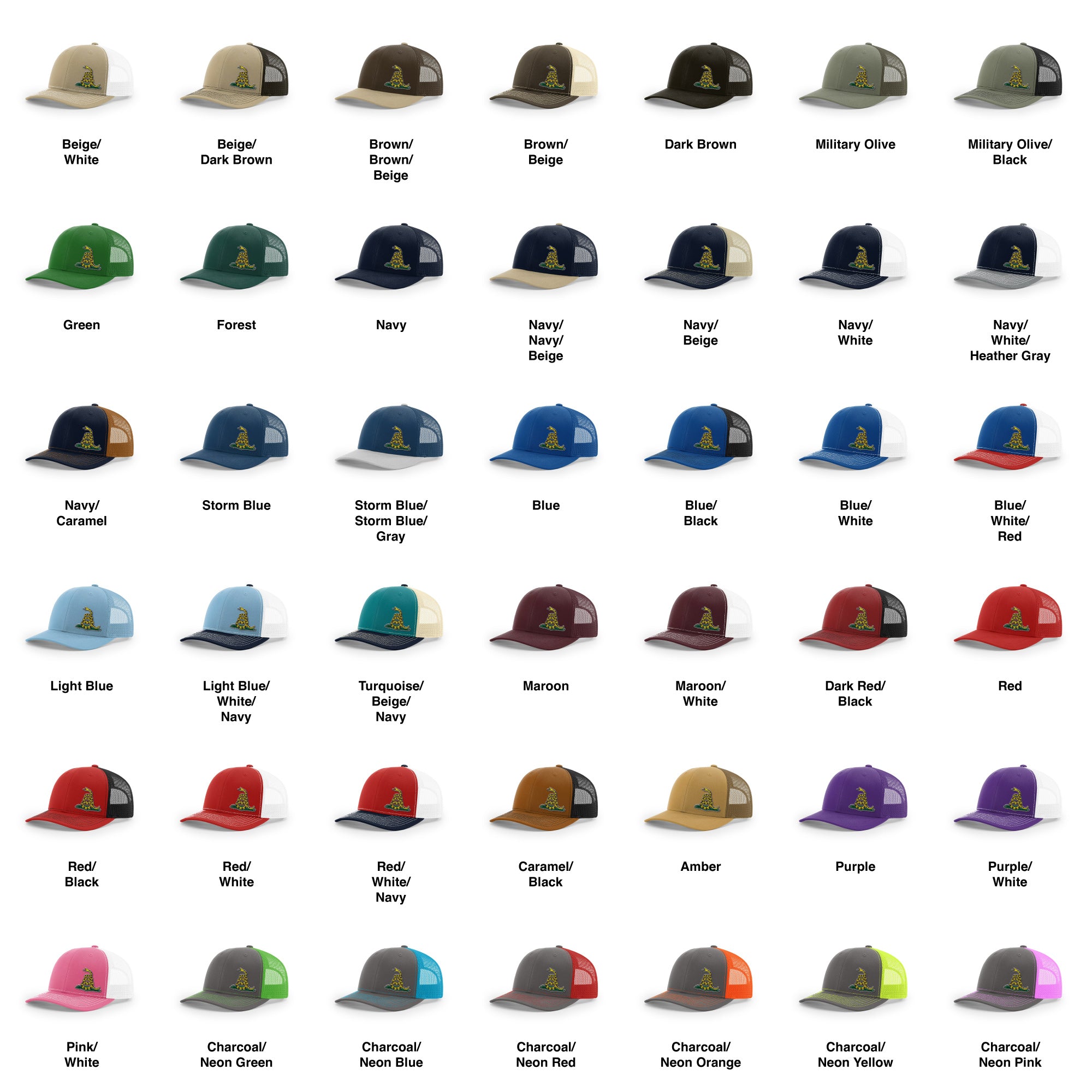 Don't Tread On Me Snake Trucker Hat | Ballistic Republic™