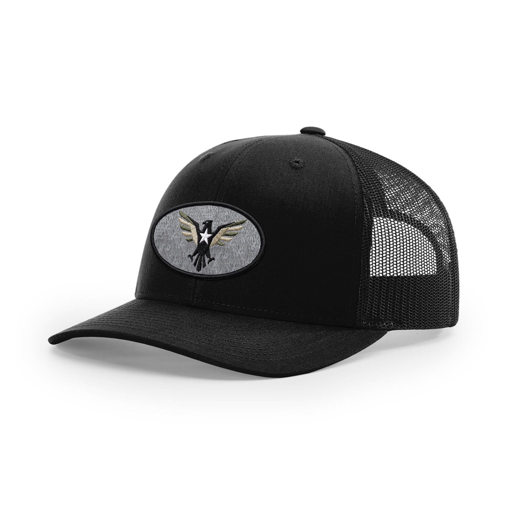 Eagle Icon Trucker Hat - Black | Ballistic Republic™