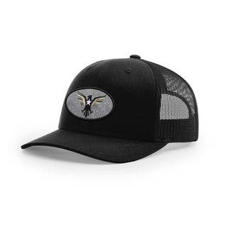 Eagle Icon Trucker Hat - Black | Ballistic Republic™