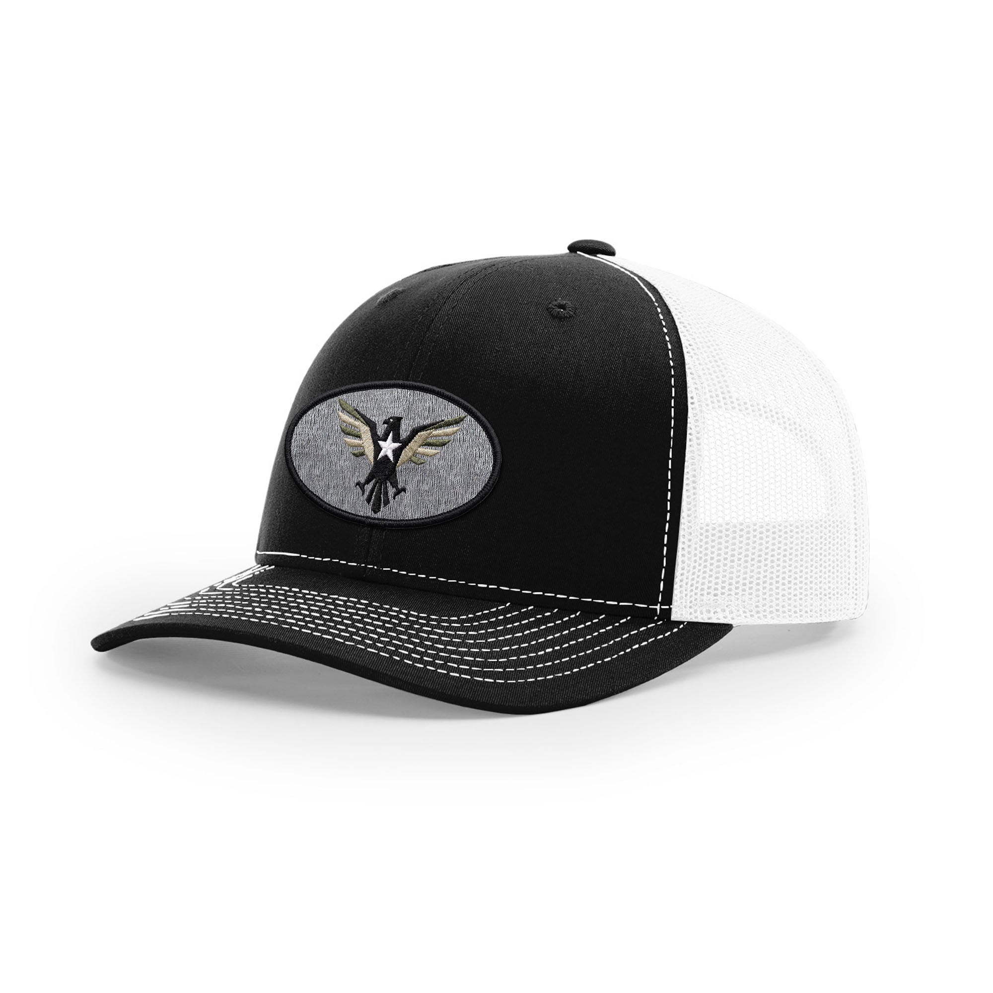 Eagle Icon Trucker Hat - Black | Ballistic Republic™