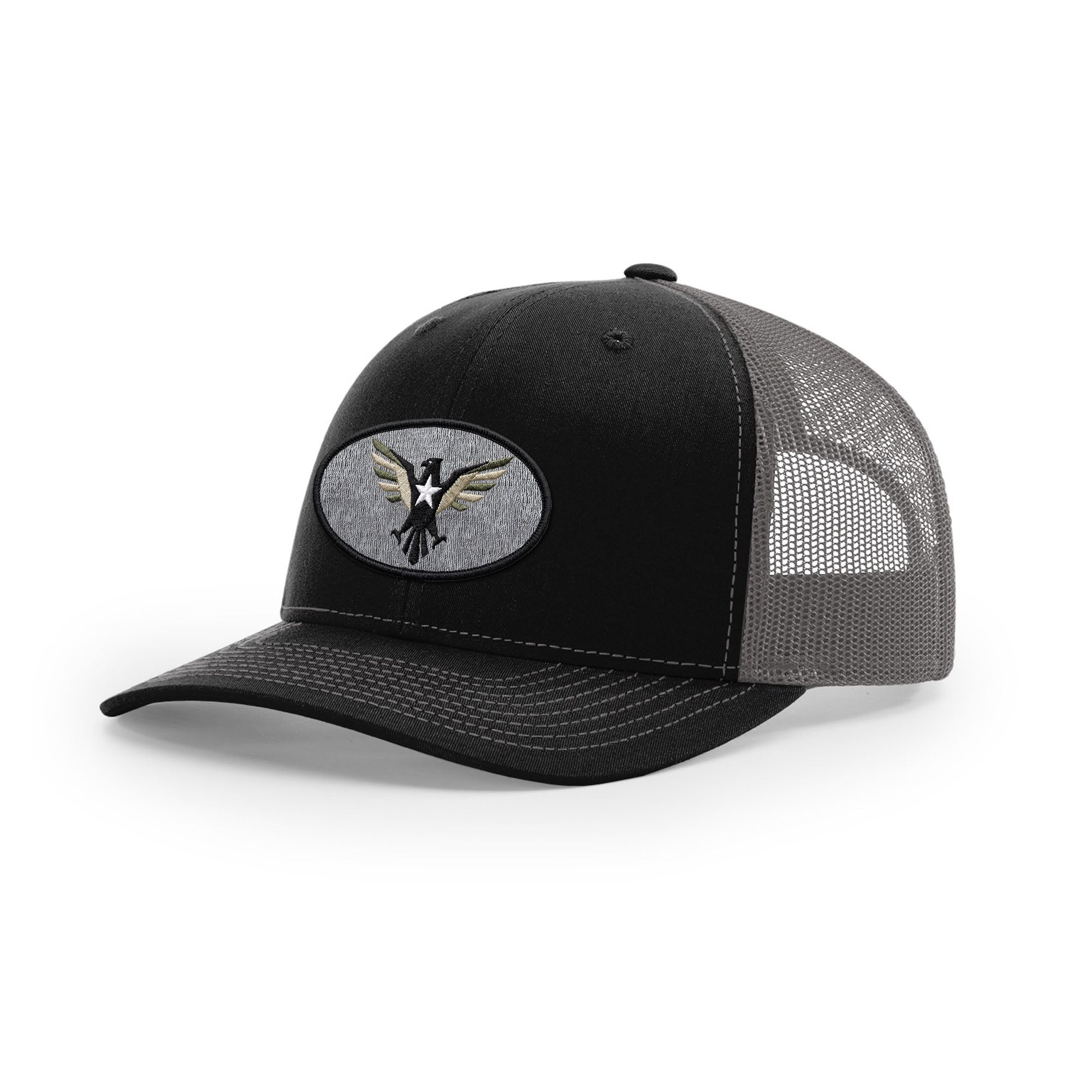 Eagle Icon Trucker Hat - Black | Ballistic Republic™
