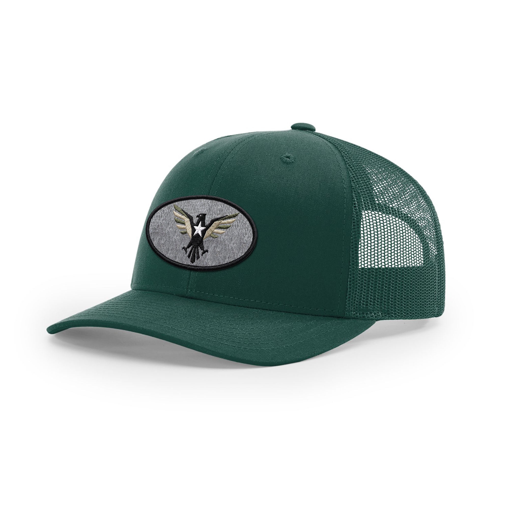 Eagle Icon Trucker Hat - Black | Ballistic Republic™