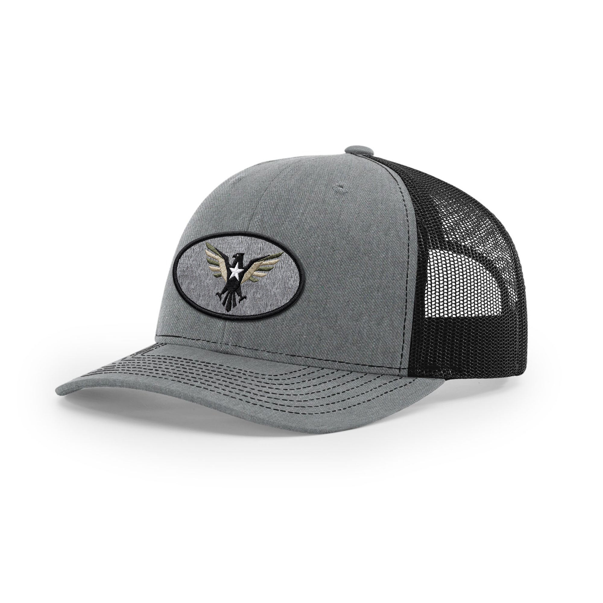 Eagle Icon Trucker Hat - Black | Ballistic Republic™