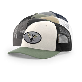 Eagle Icon Trucker Hat - Black | Ballistic Republic™