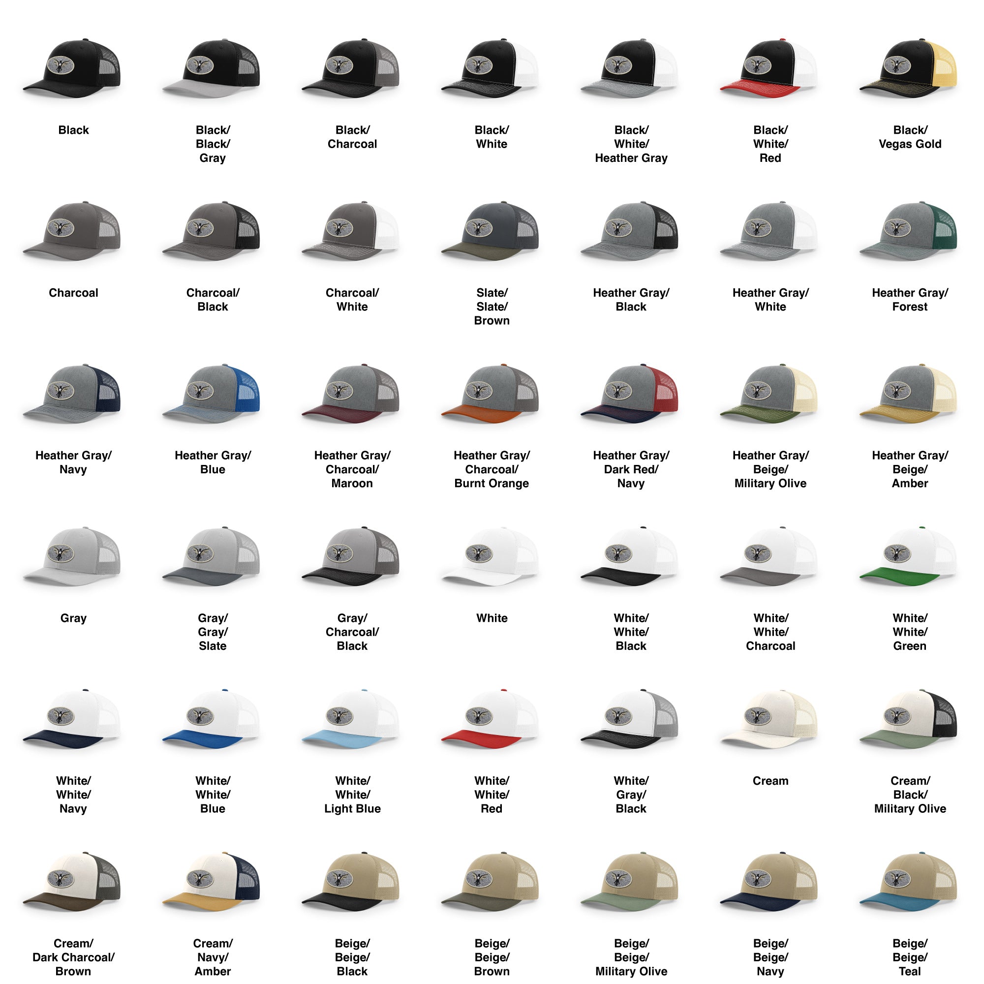 Eagle Icon Trucker Hat - Beige | Ballistic Republic™