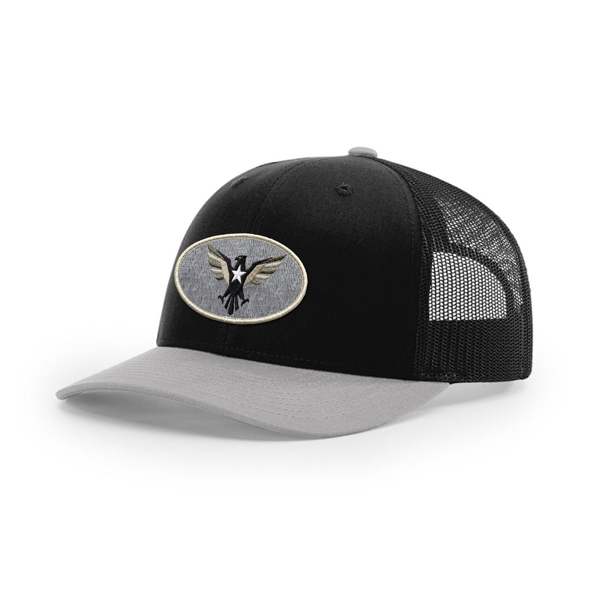 Eagle Icon Trucker Hat - Beige | Ballistic Republic™