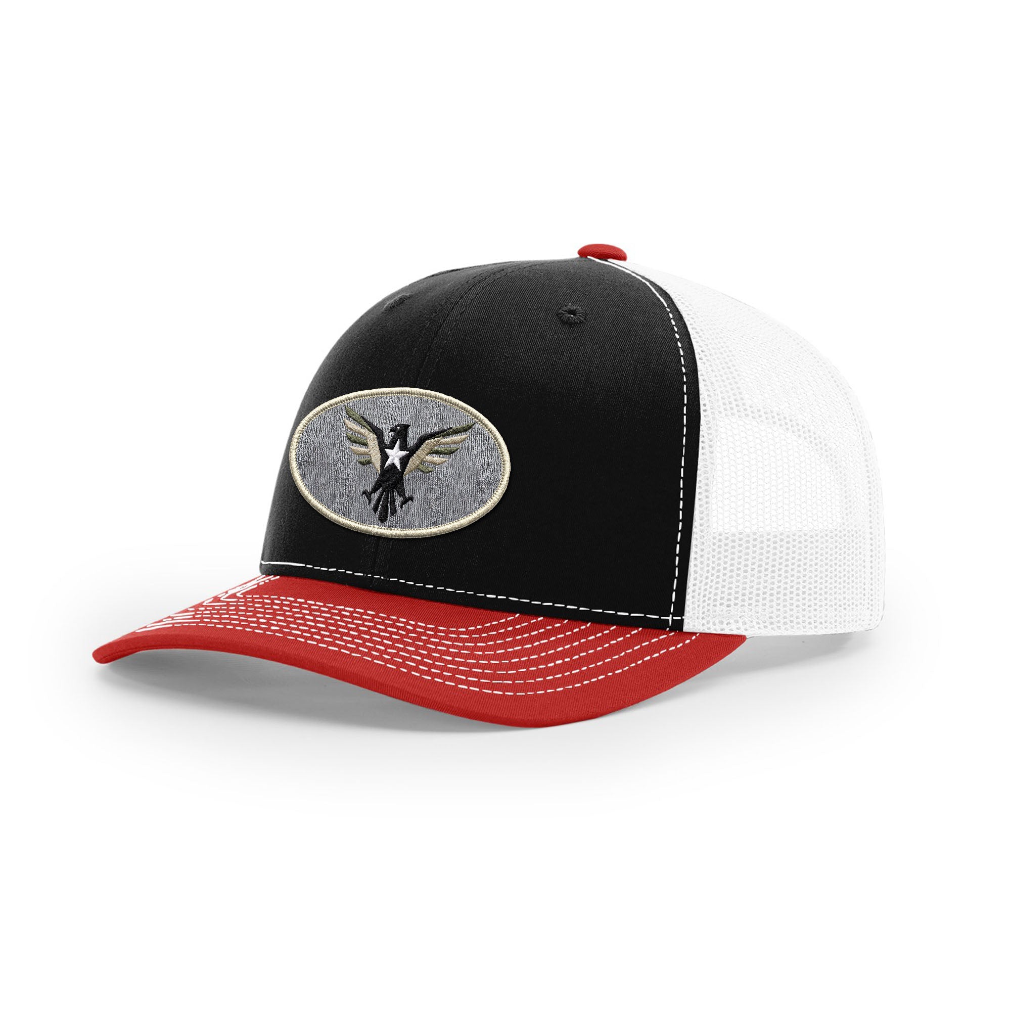 Eagle Icon Trucker Hat - Beige | Ballistic Republic™