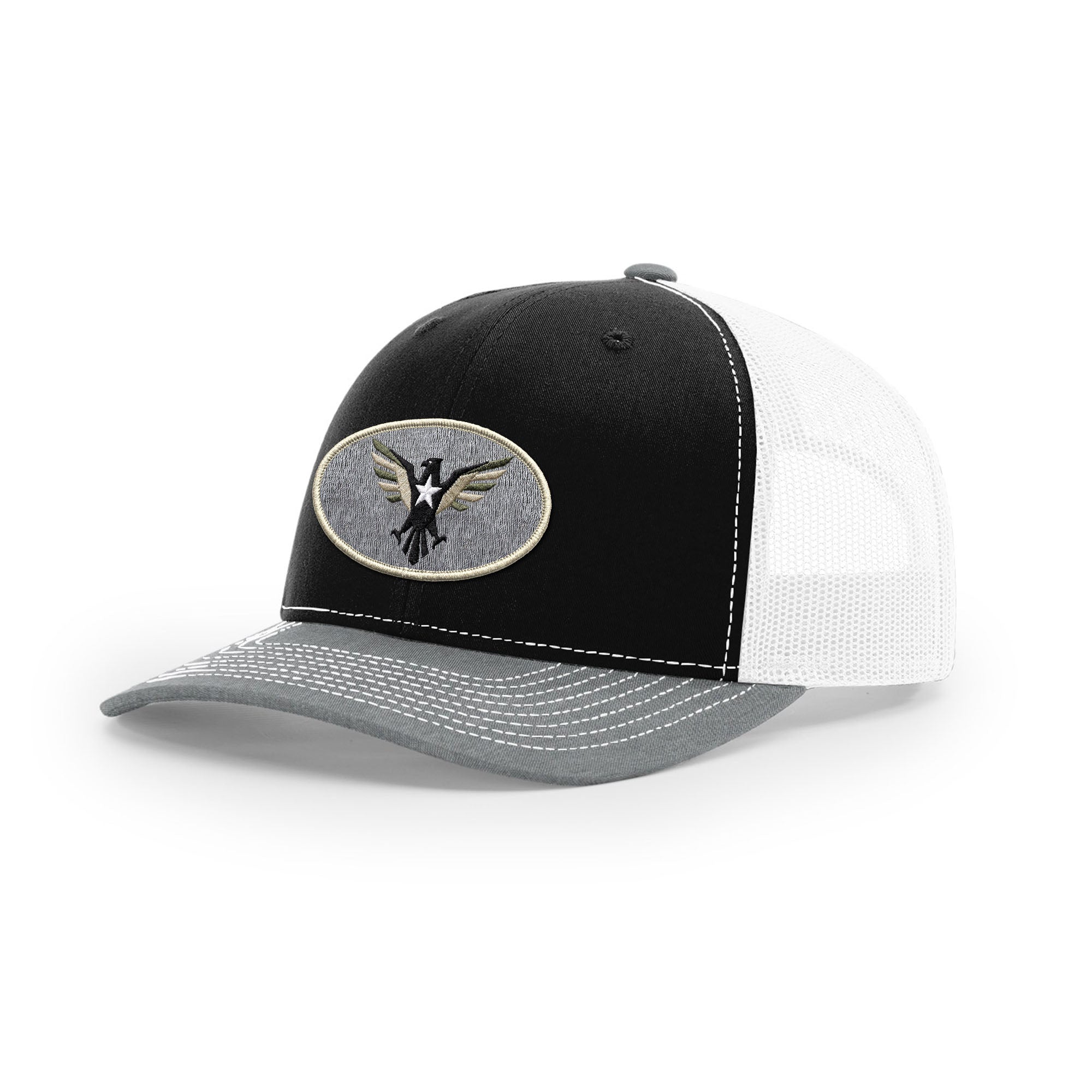 Eagle Icon Trucker Hat - Beige | Ballistic Republic™