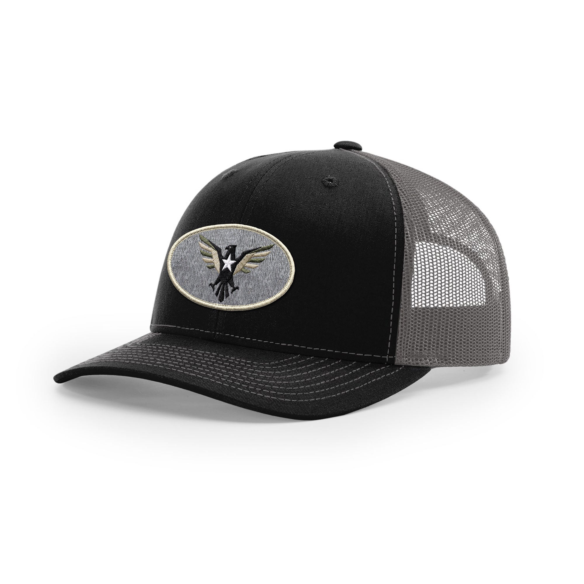 Eagle Icon Trucker Hat - Beige | Ballistic Republic™