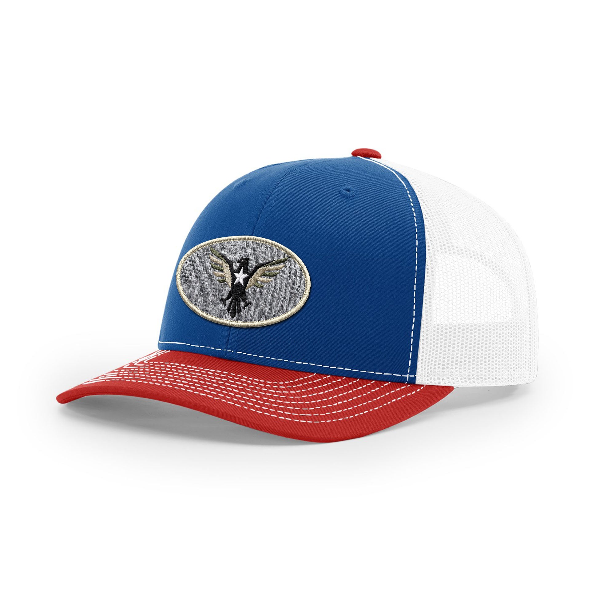 Eagle Icon Trucker Hat - Beige | Ballistic Republic™