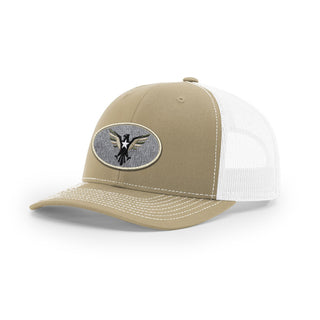 Eagle Icon Trucker Hat - Beige | Ballistic Republic™