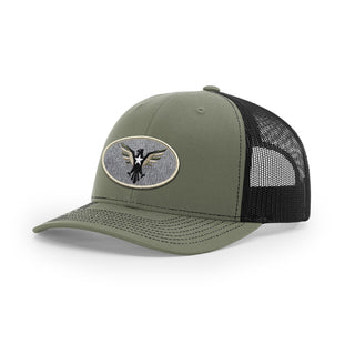 Eagle Icon Trucker Hat - Beige | Ballistic Republic™