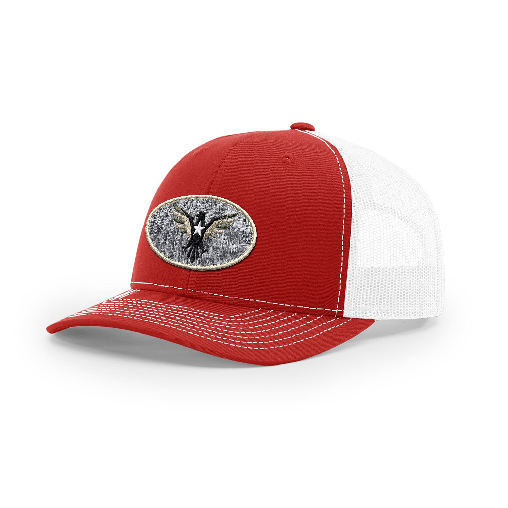 Eagle Icon Trucker Hat - Beige | Ballistic Republic™