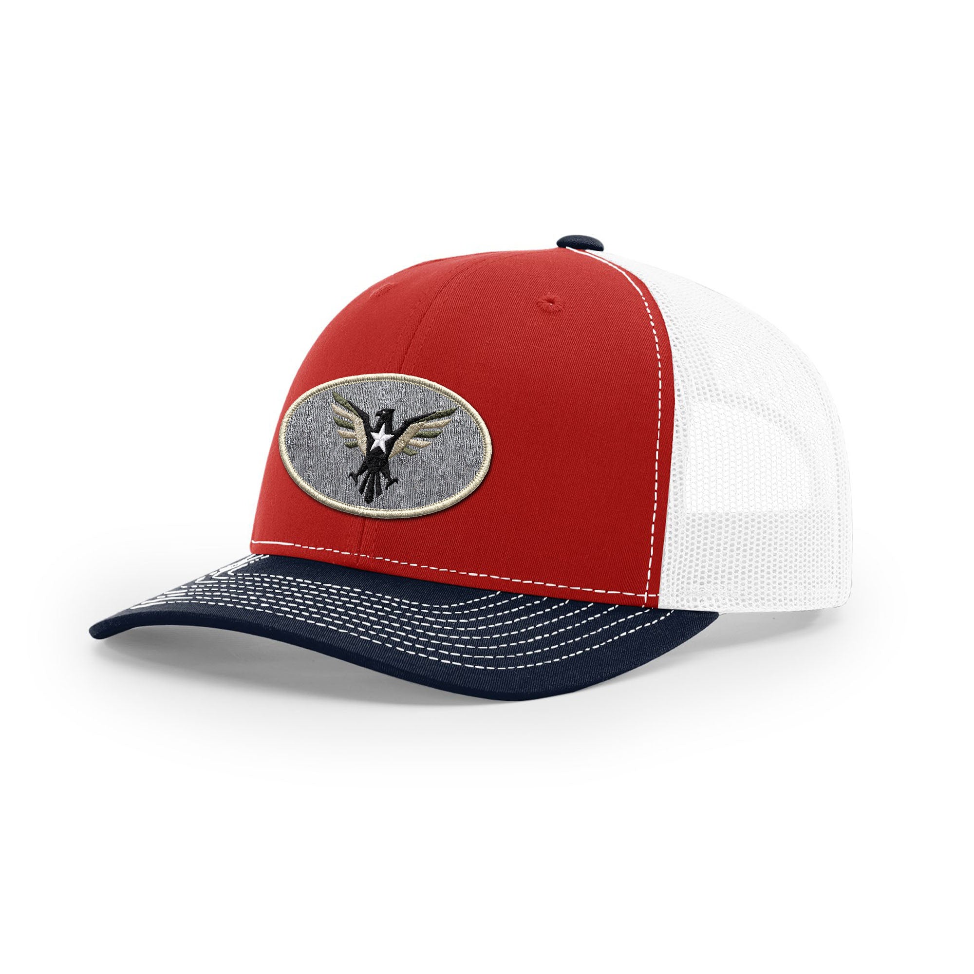 Eagle Icon Trucker Hat - Beige | Ballistic Republic™