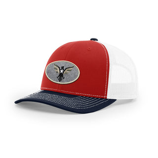 Eagle Icon Trucker Hat - Beige | Ballistic Republic™