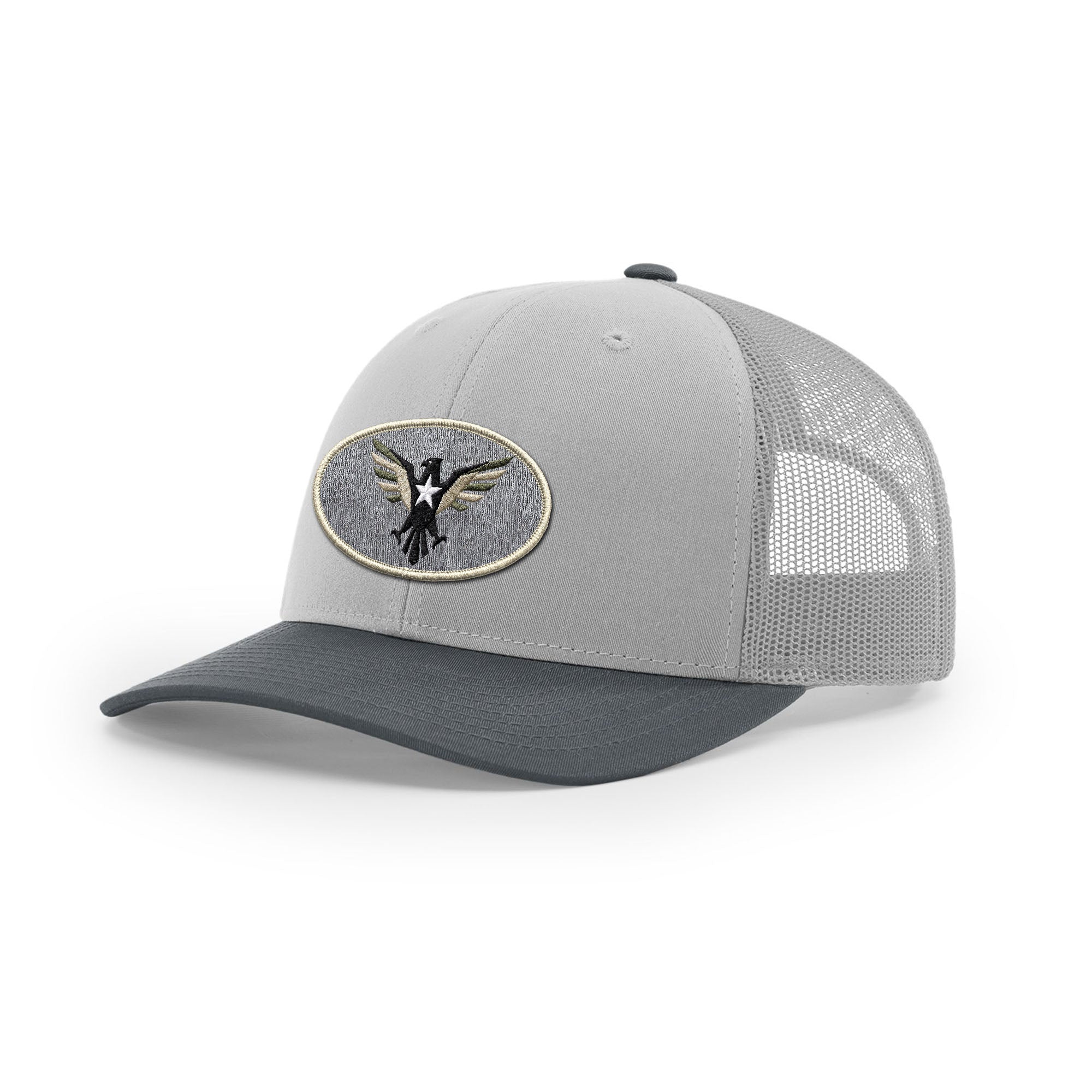 Eagle Icon Trucker Hat - Beige | Ballistic Republic™