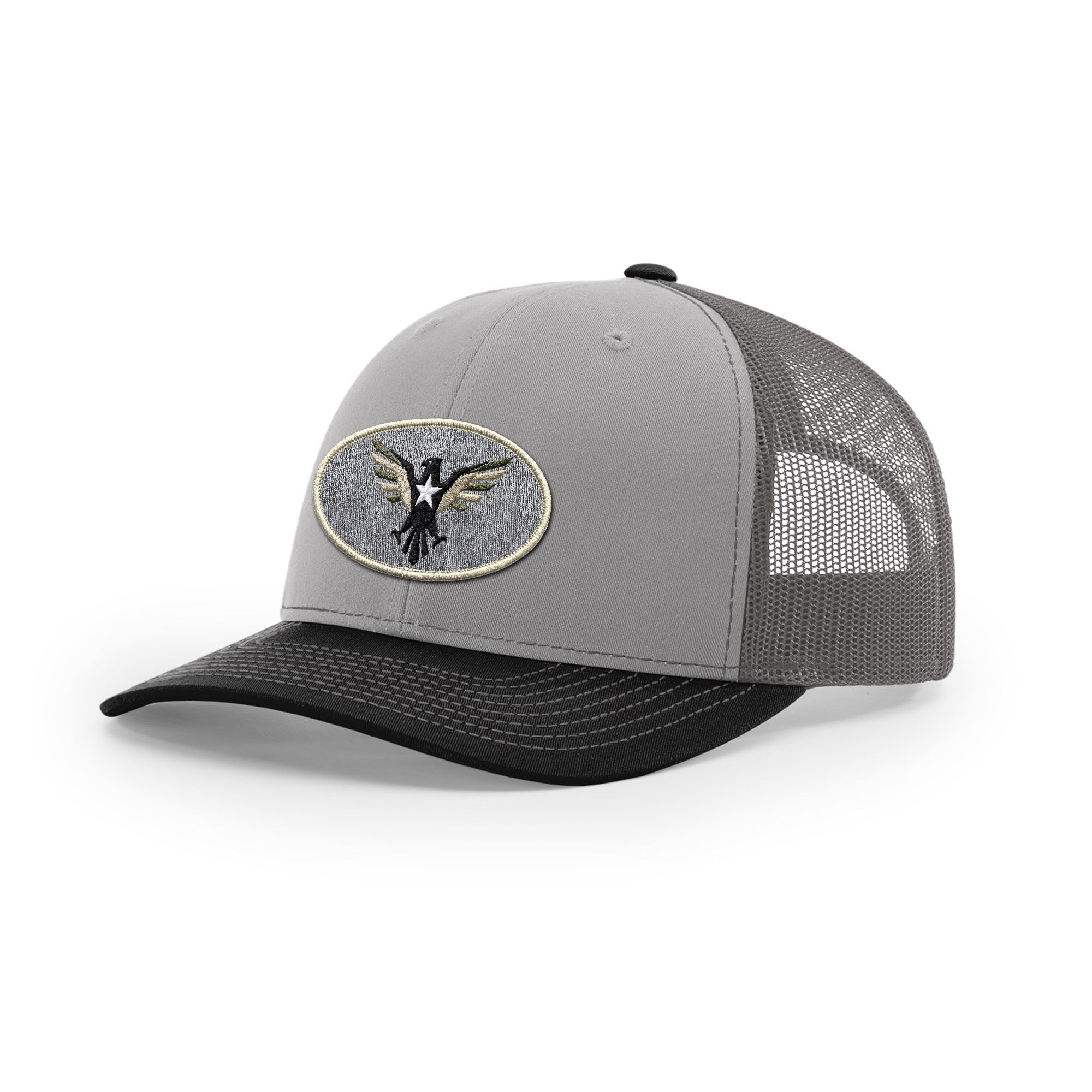 Eagle Icon Trucker Hat - Beige | Ballistic Republic™
