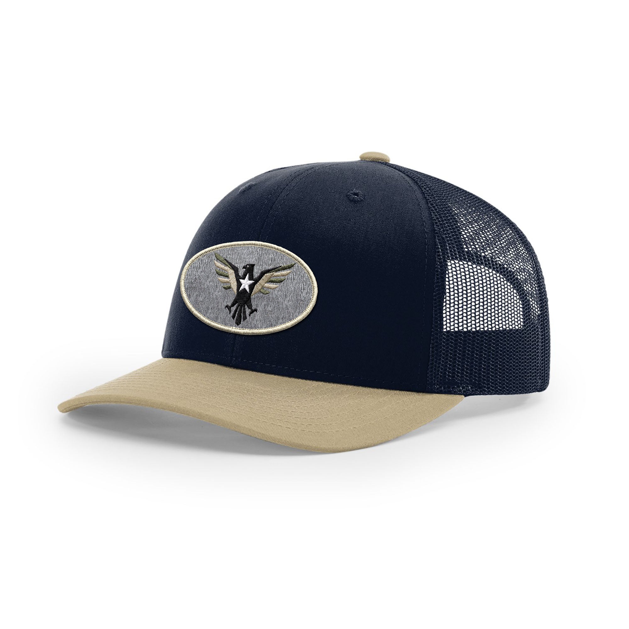 Eagle Icon Trucker Hat - Beige | Ballistic Republic™