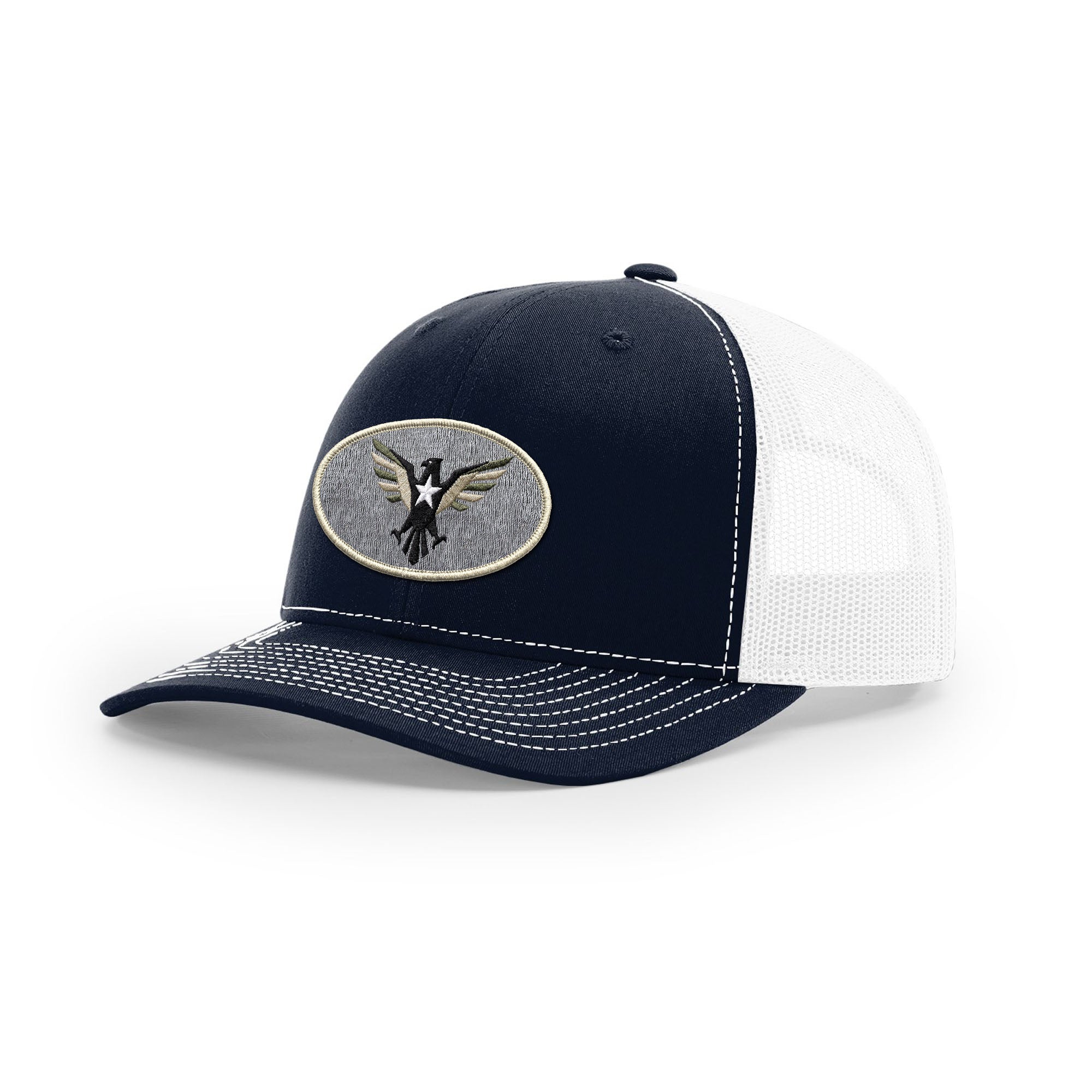 Eagle Icon Trucker Hat - Beige | Ballistic Republic™