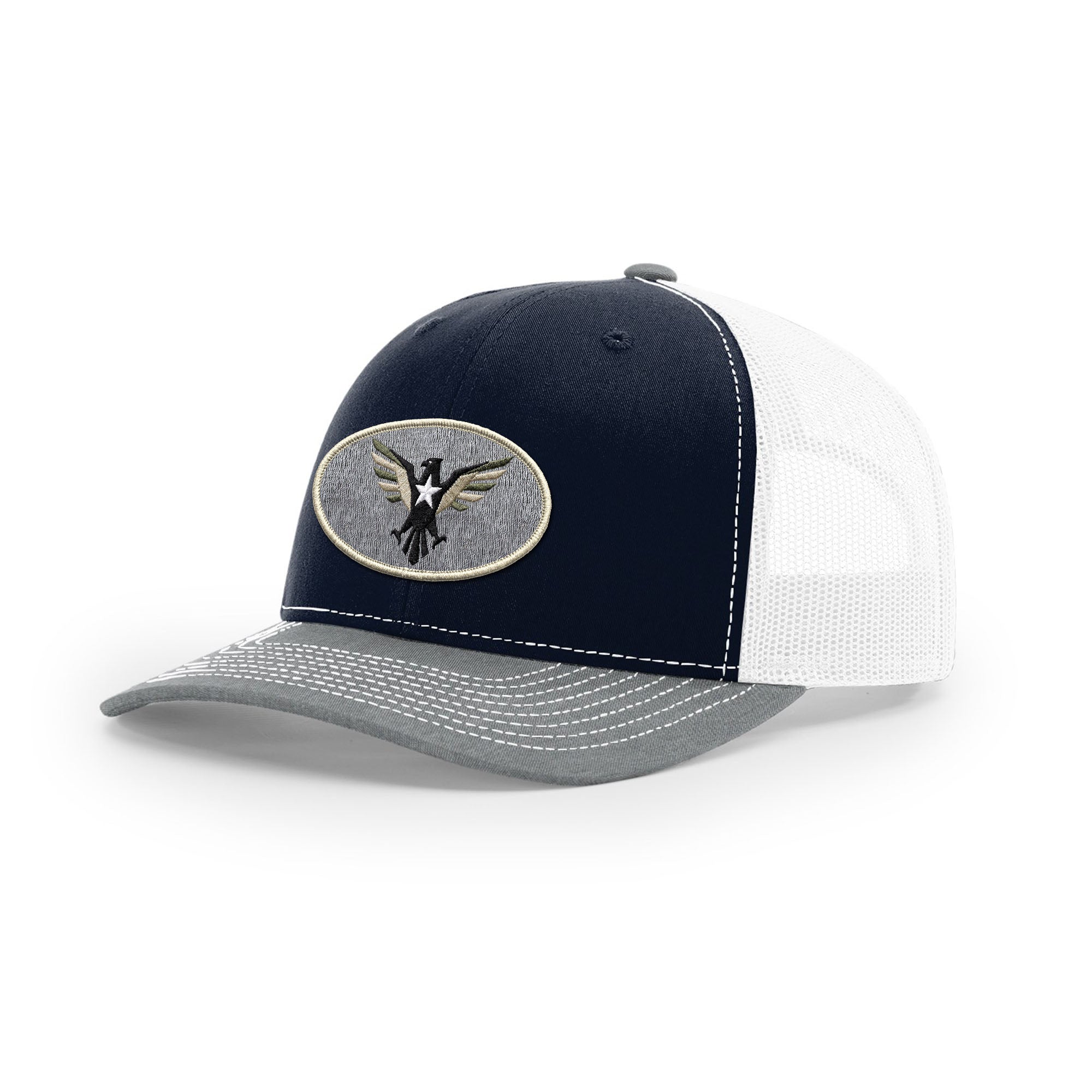 Eagle Icon Trucker Hat - Beige | Ballistic Republic™