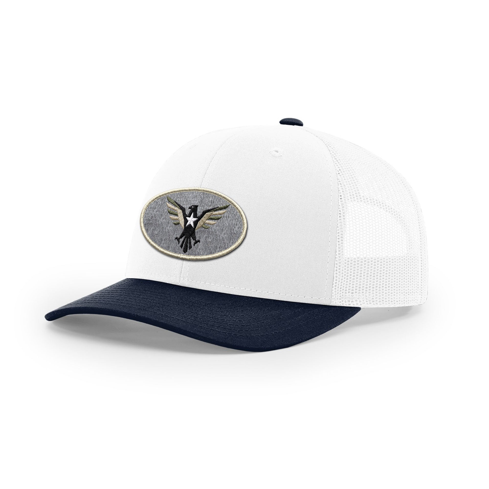 Eagle Icon Trucker Hat - Beige | Ballistic Republic™