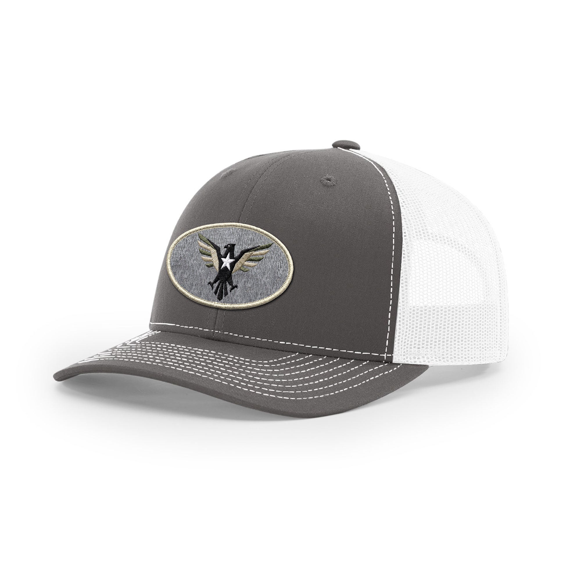 Eagle Icon Trucker Hat - Beige | Ballistic Republic™