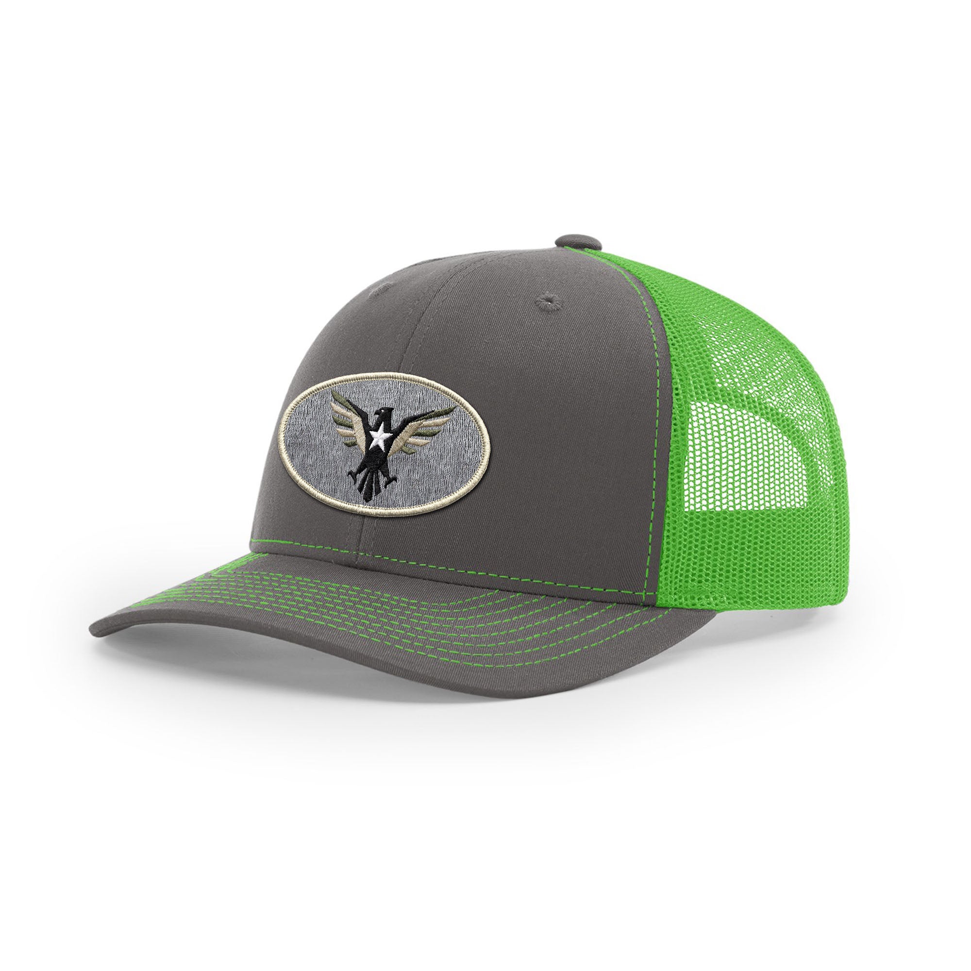 Eagle Icon Trucker Hat - Beige | Ballistic Republic™