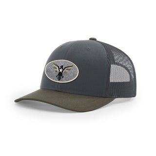 Eagle Icon Trucker Hat - Beige | Ballistic Republic™