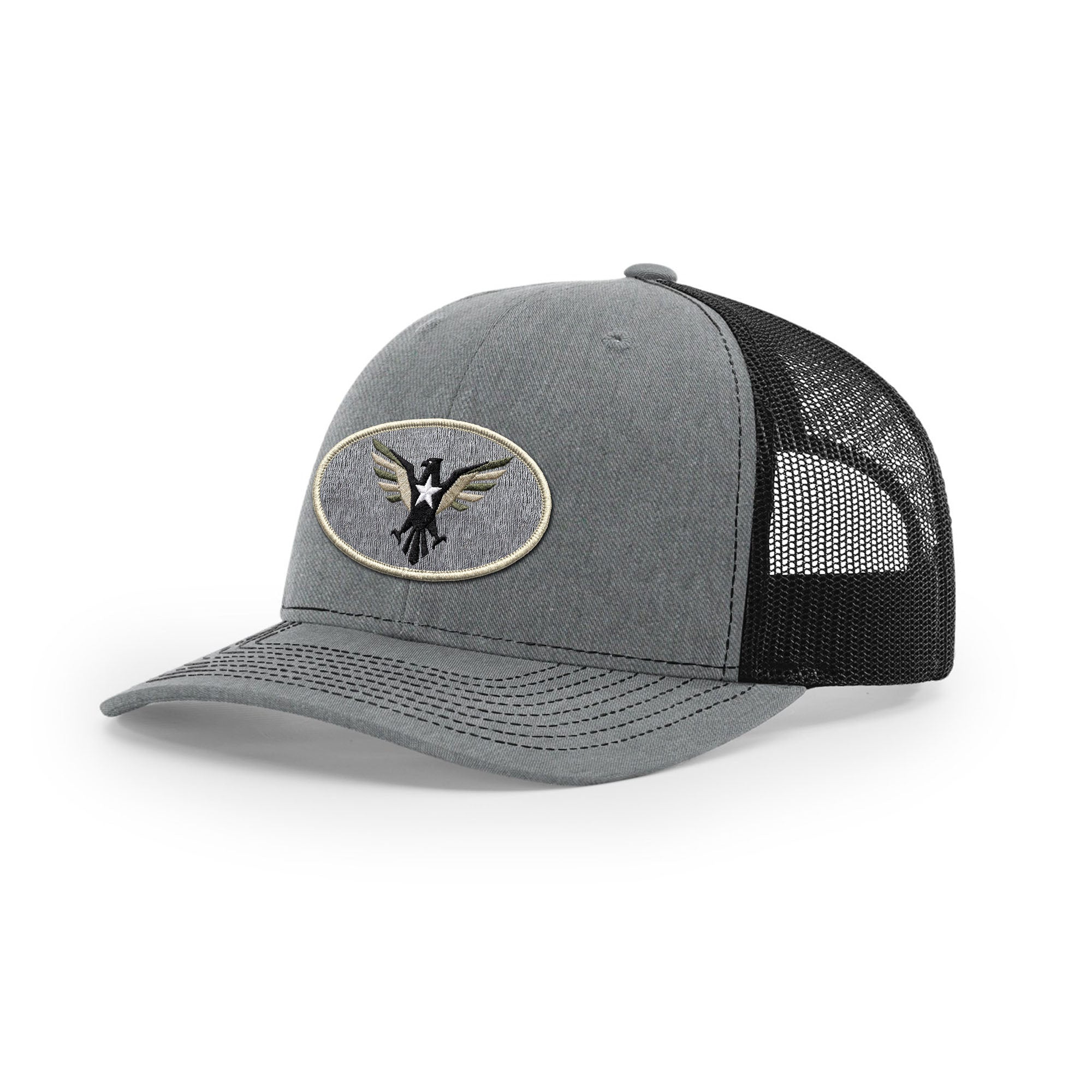 Eagle Icon Trucker Hat - Beige | Ballistic Republic™