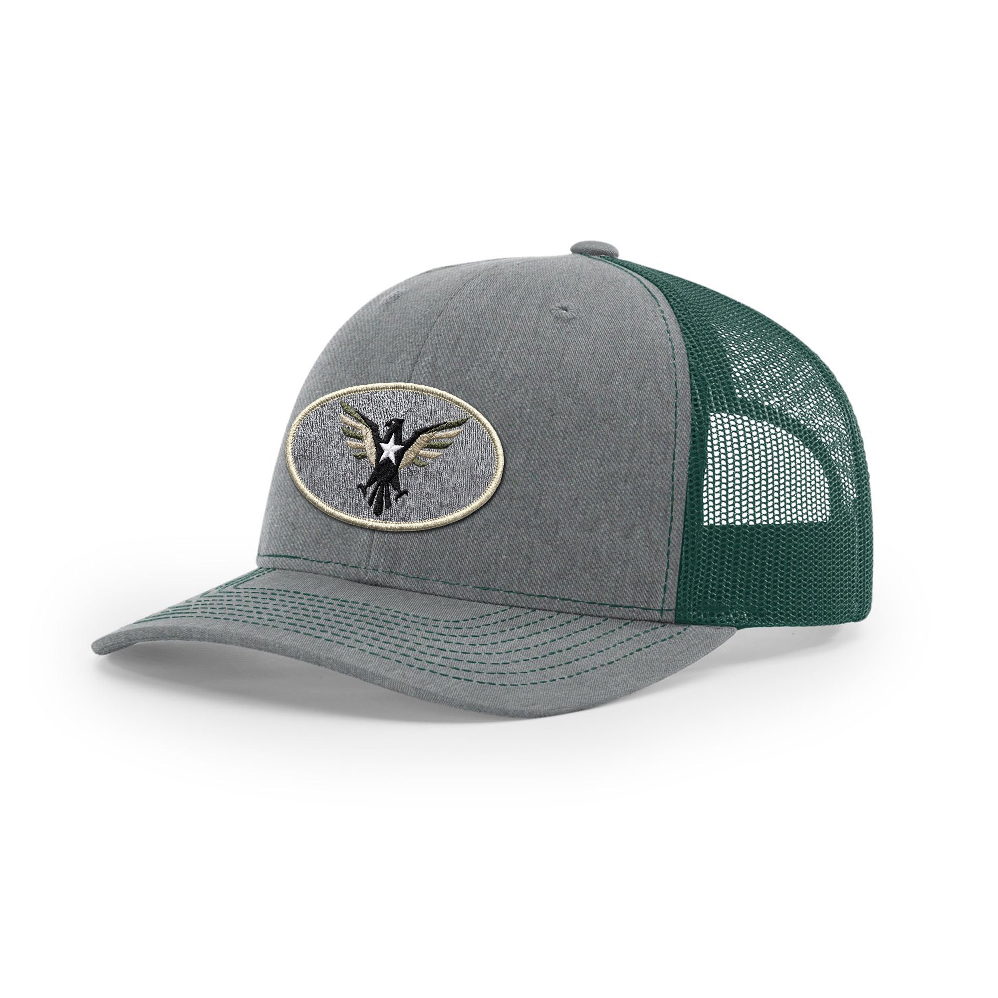 Eagle Icon Trucker Hat - Beige | Ballistic Republic™