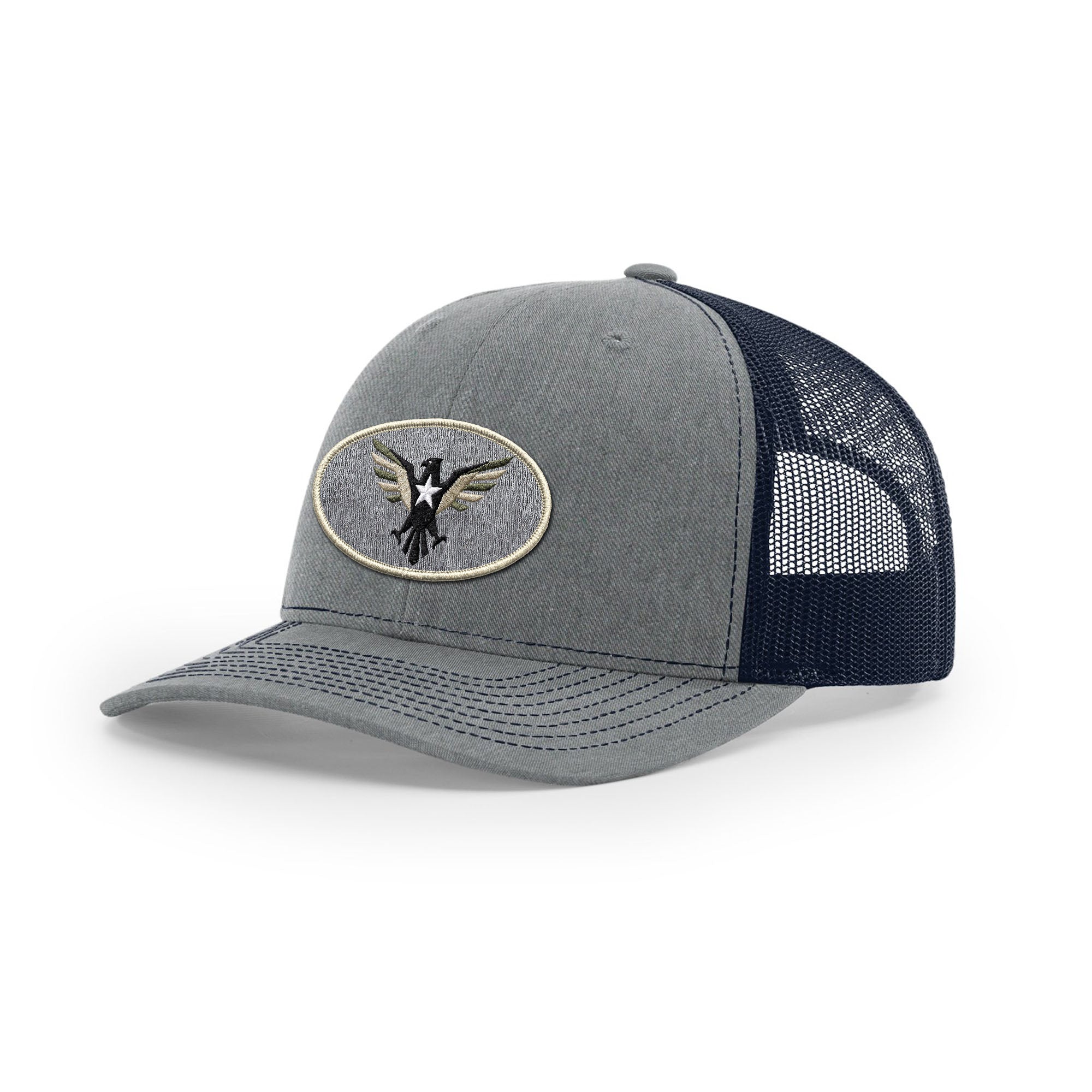 Eagle Icon Trucker Hat - Beige | Ballistic Republic™