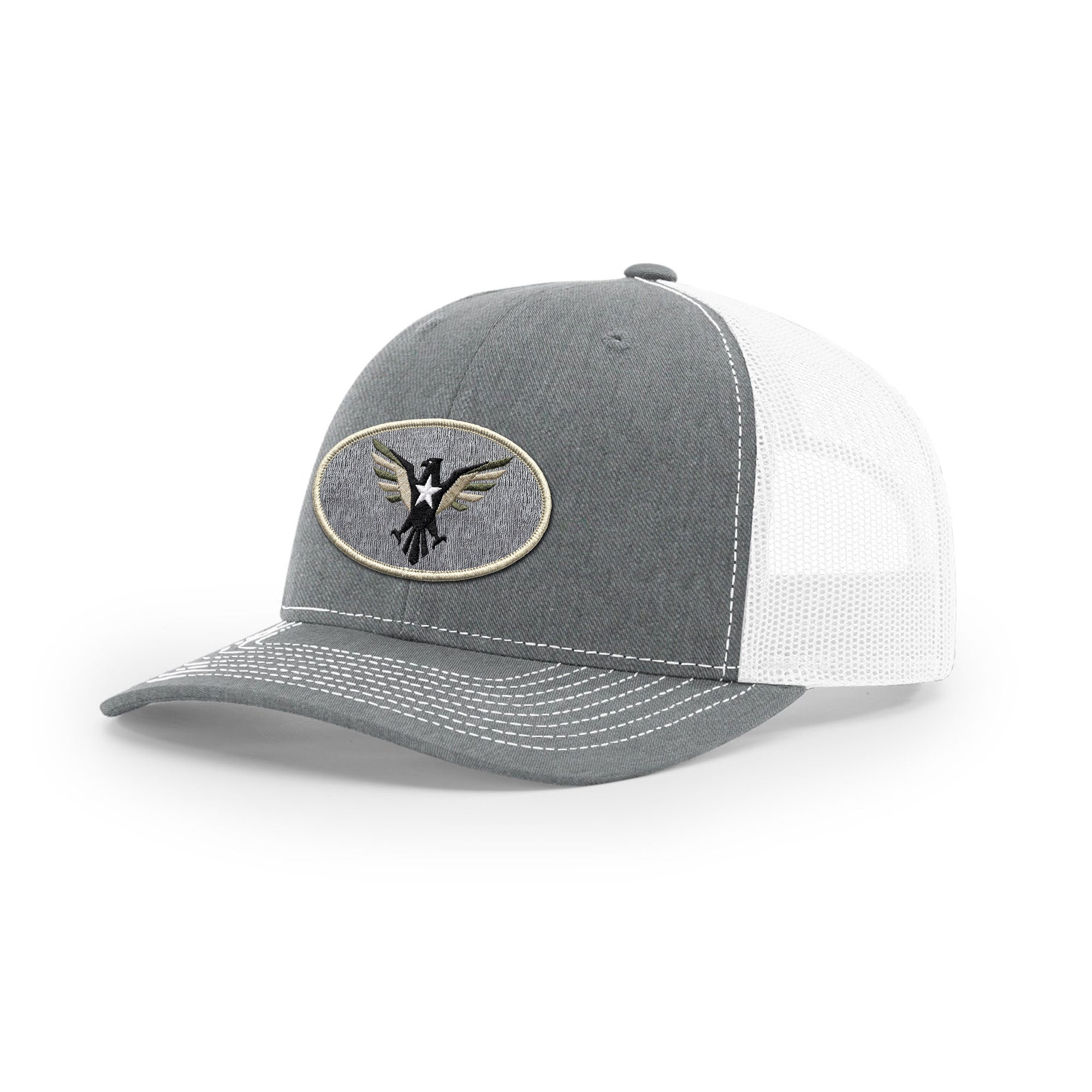 Eagle Icon Trucker Hat - Beige | Ballistic Republic™