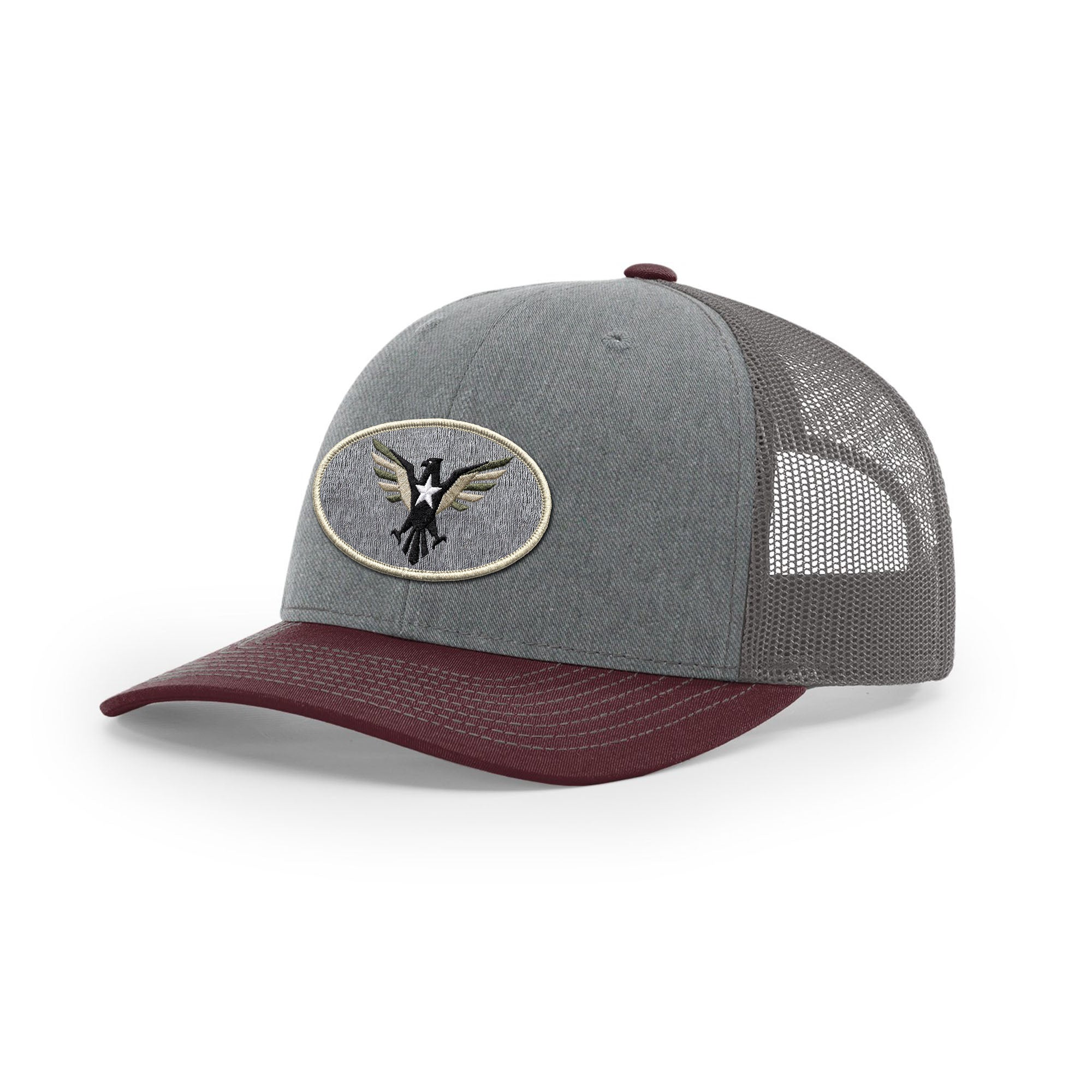 Eagle Icon Trucker Hat - Beige | Ballistic Republic™