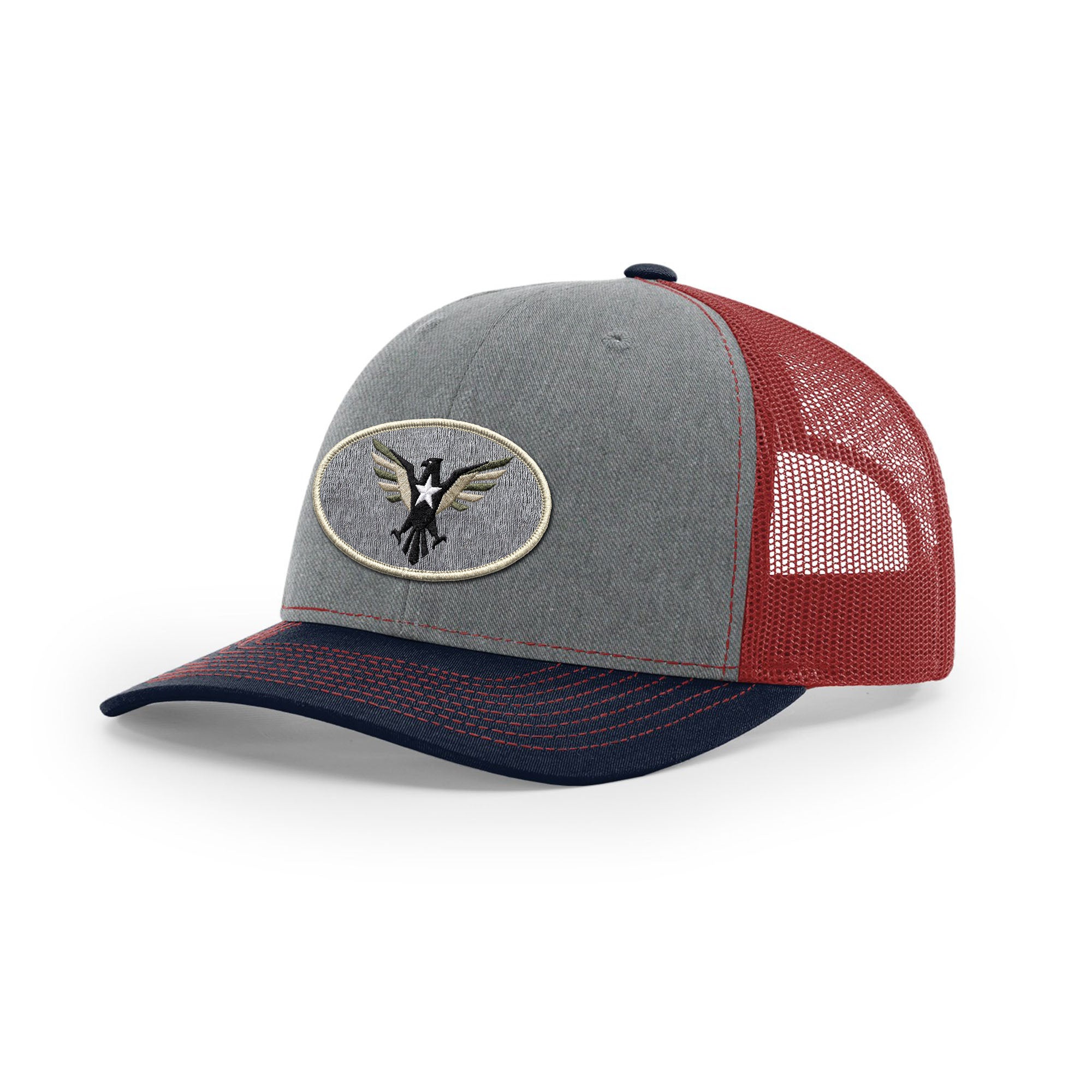 Eagle Icon Trucker Hat - Beige | Ballistic Republic™
