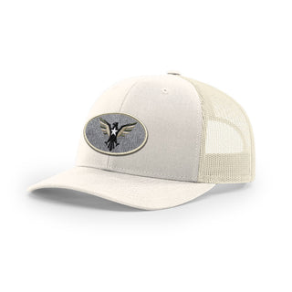 Eagle Icon Trucker Hat - Beige | Ballistic Republic™