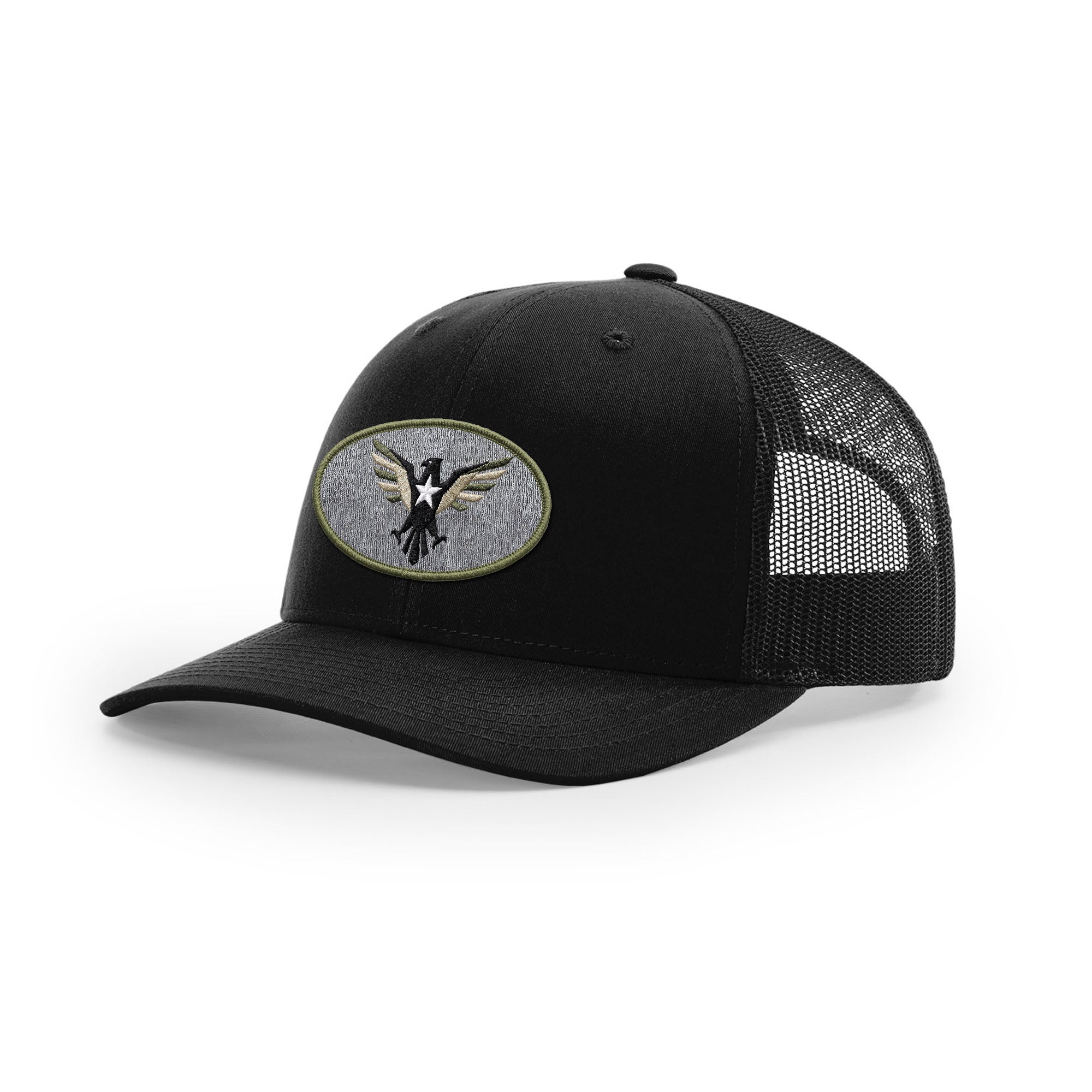 Eagle Icon Trucker Hat - Military Olive | Ballistic Republic™
