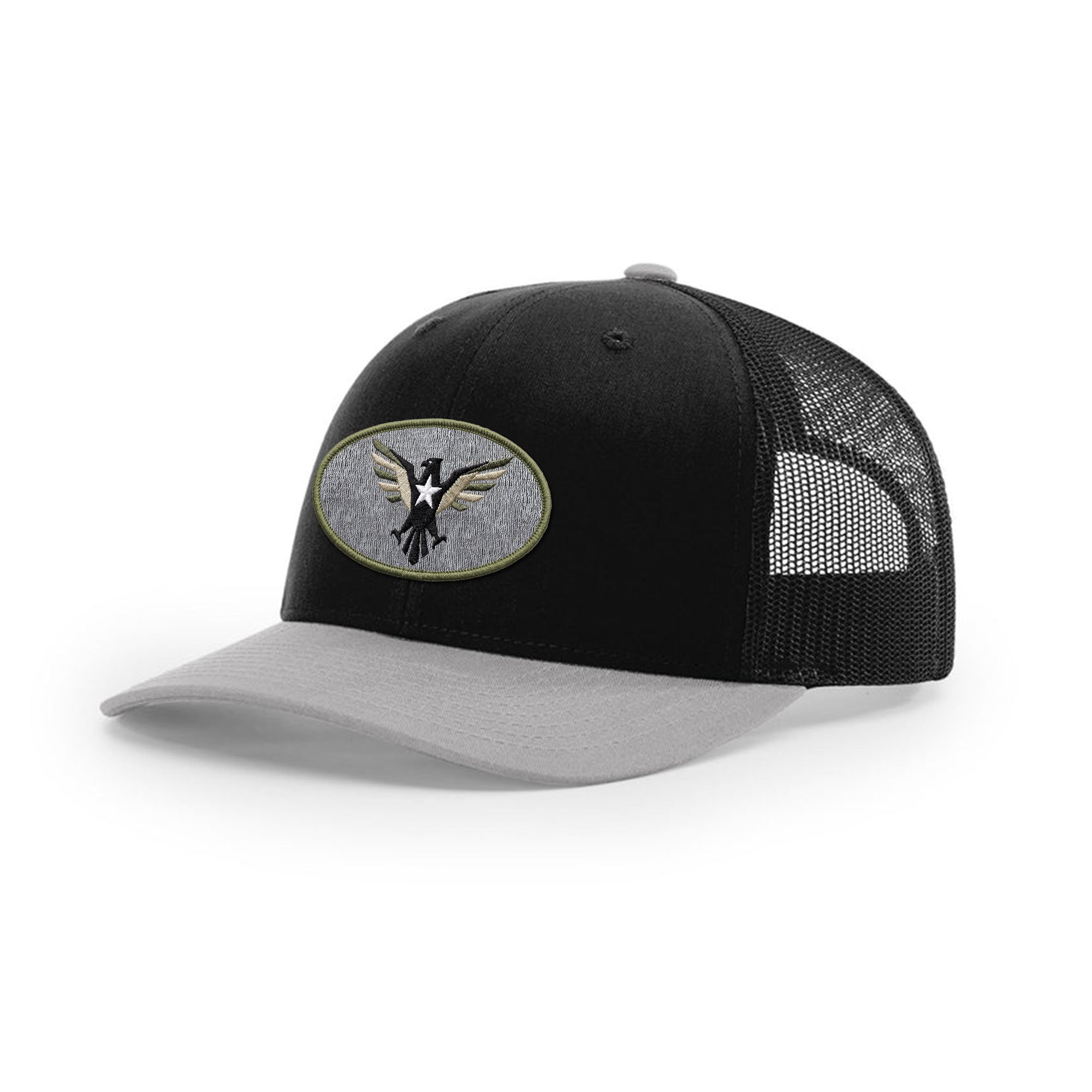 Eagle Icon Trucker Hat - Military Olive | Ballistic Republic™