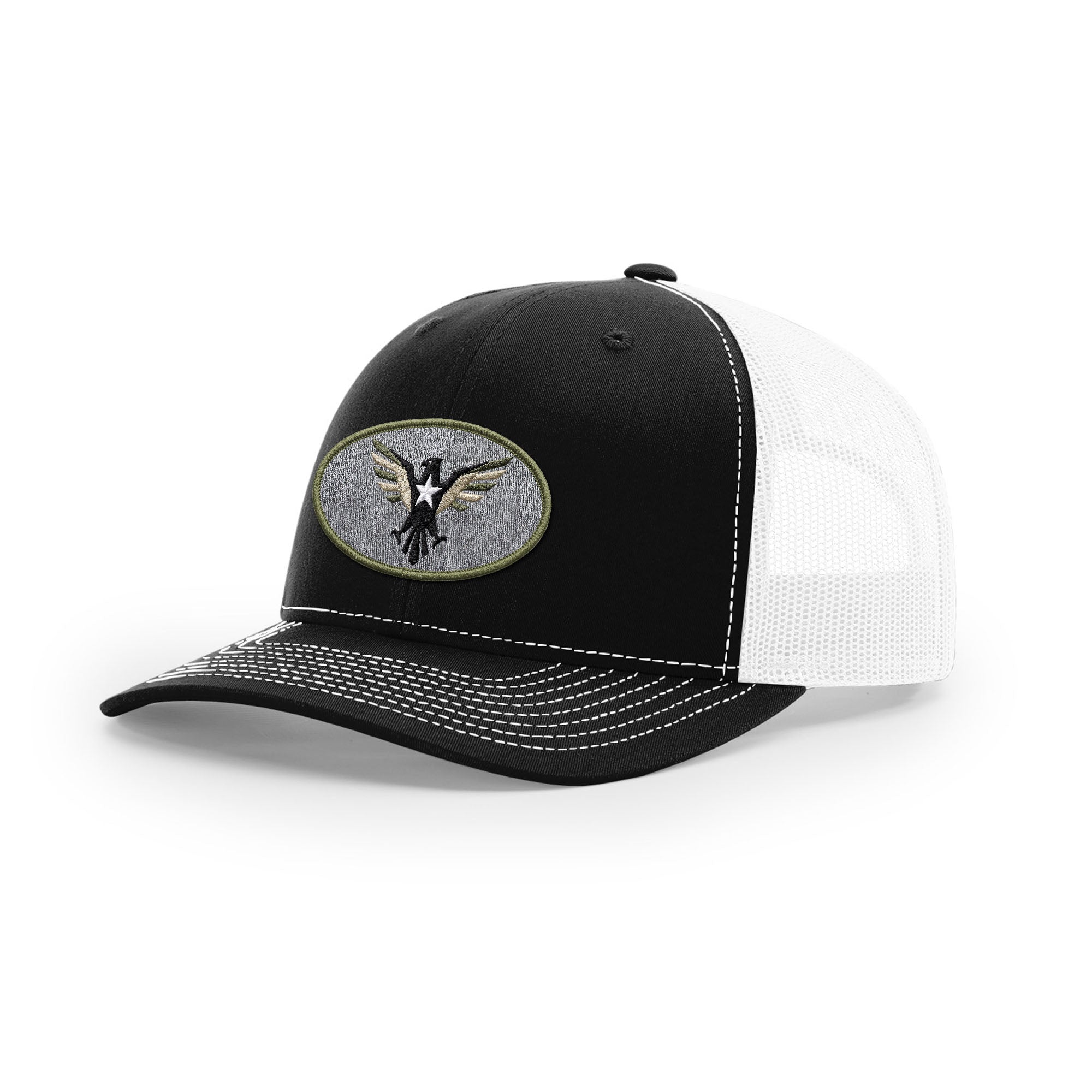Eagle Icon Trucker Hat - Military Olive | Ballistic Republic™