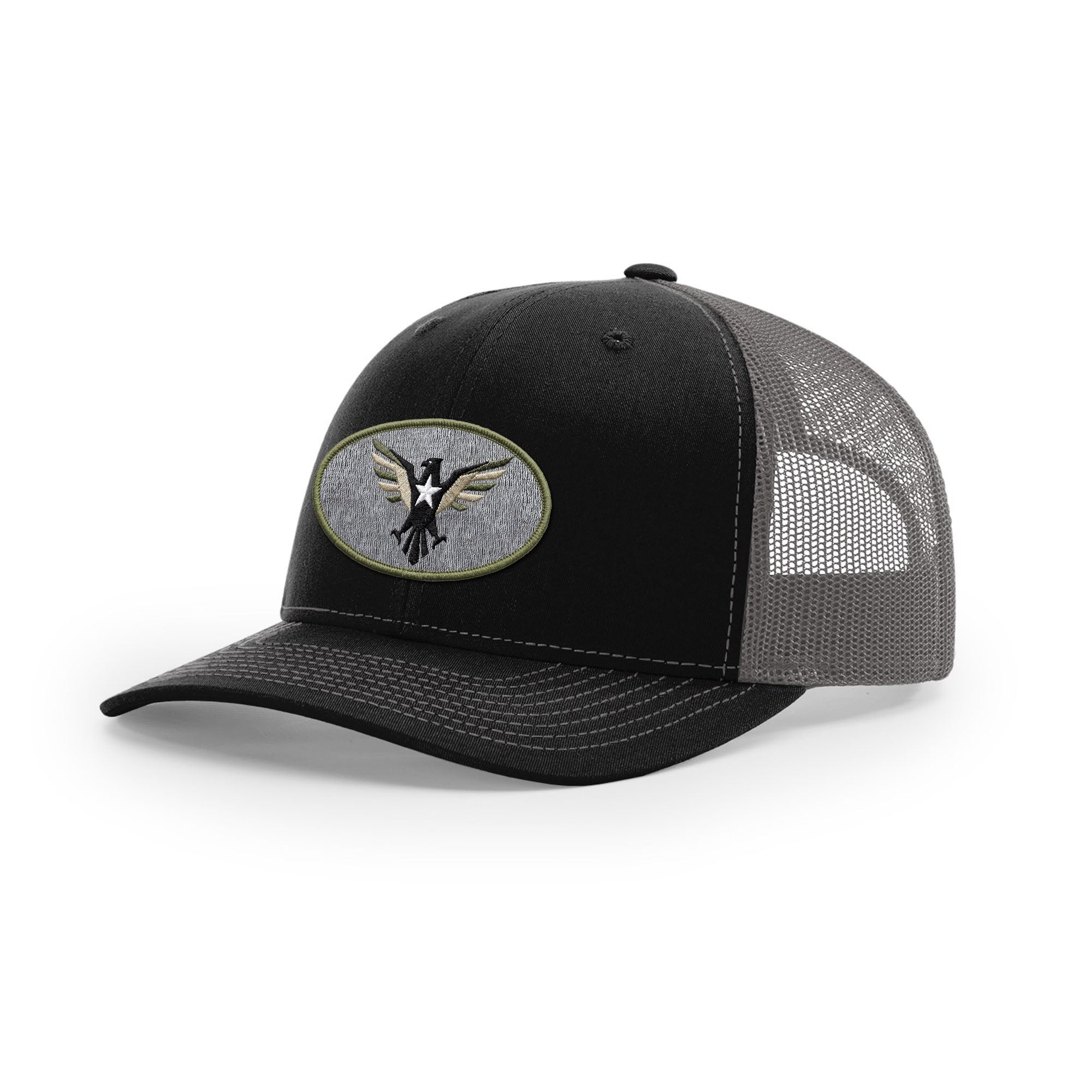 Eagle Icon Trucker Hat - Military Olive | Ballistic Republic™