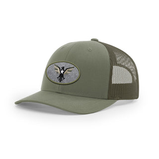 Eagle Icon Trucker Hat - Military Olive | Ballistic Republic™